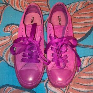 Converse Purple Monochrome Low Top Sneakers
